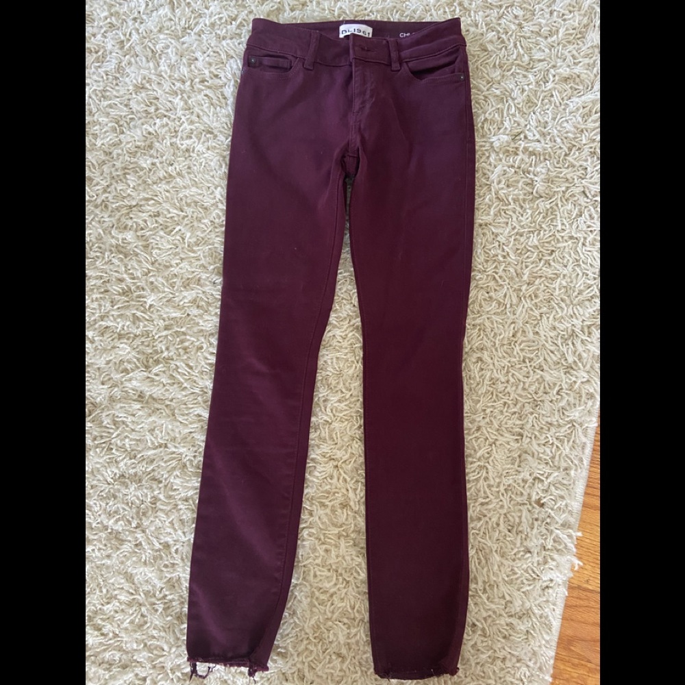 -DL1961 Chloe Skinny Jeans  -Adult XS   -Eggplant